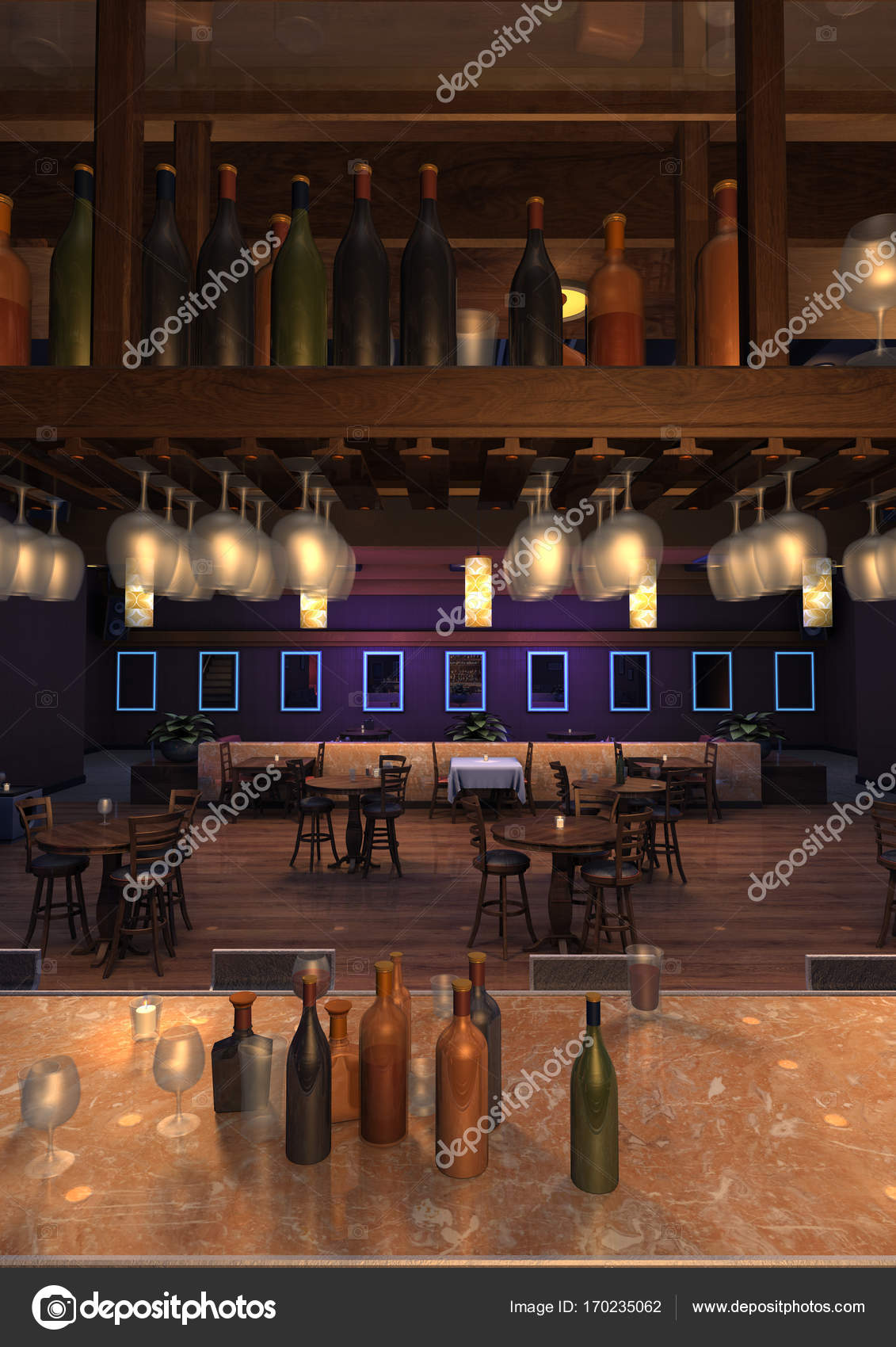 3D Rendering-Lounge-Bar-Interieur — Stockfoto © PhotosVac #170235062 3D Rendering-Lounge-Bar-Interieur — Stockfoto © PhotosVac #170235062