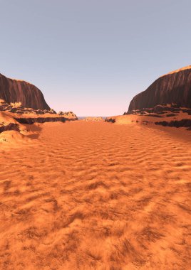 3D render Canyon Vadisi