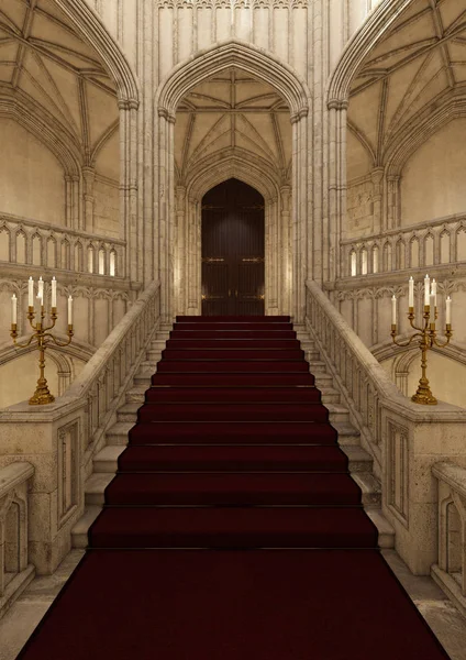 3D render peri masalı Palace