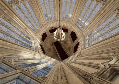 3D render peri masalı Palace