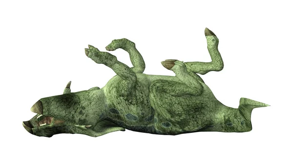 3D rendering dinoszaurusz Protoceratops-fehér — Stock Fotó