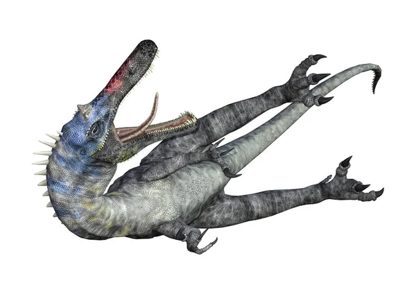 3D rendering dinoszaurusz Suchomimus-fehér — Stock Fotó