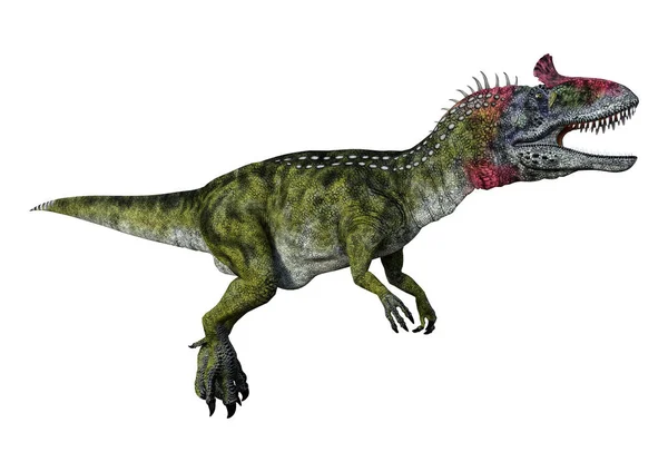 在白色的 3d 渲染恐龙脊龙 — 图库照片