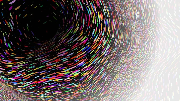 ワイド フォーマットの抽象的な背景 グラデーション効果の錯覚 効果を点描します リズミカルなノイズ粒子 木目のテクスチャです カラフルなストロークでフル の壁紙 透明度のベクトル Eps10 — ストックベクタ