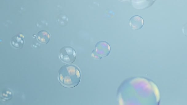 Soap bubbles background — Stock Video