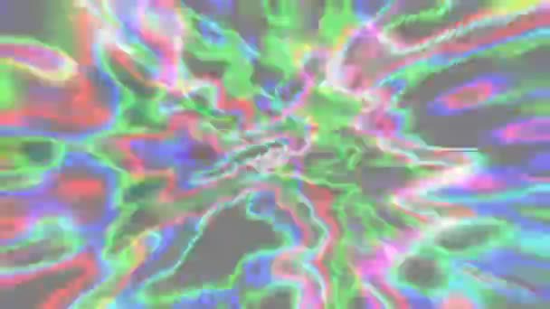 Abstraktní pozadí, záběry, vícebarevné tekutiny — Stock video