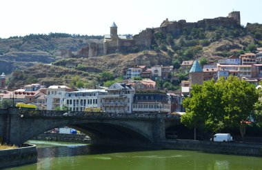 Tiflis eski şehir Sololaki eski binalar