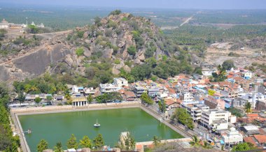 Eski Hint şehrin havadan görünümü