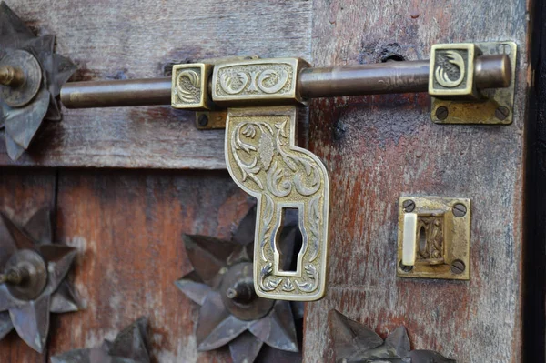 Antique poignée de porte — Photo