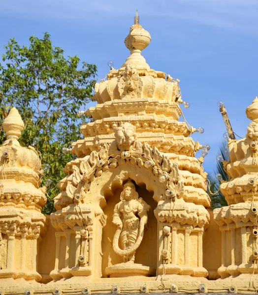 Detail chrám palác Mysore v Indii — Stock fotografie
