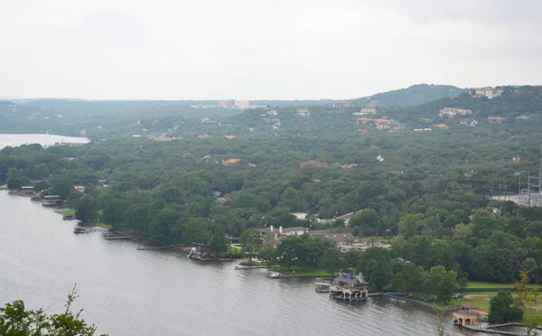 Pohled z Mount Bonnell v Austinu, Texas, USA — Stock fotografie