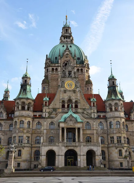 Nya Rådhuset Hannover Tyskland — Stockfoto