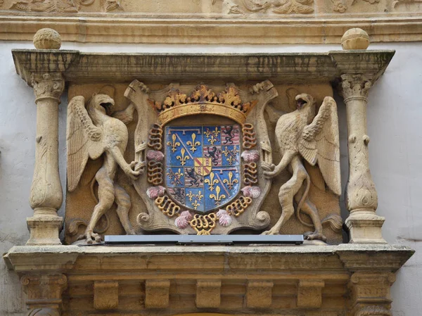 Coat Arms Old Gates Neuchatel Switzerland — Stock Photo, Image