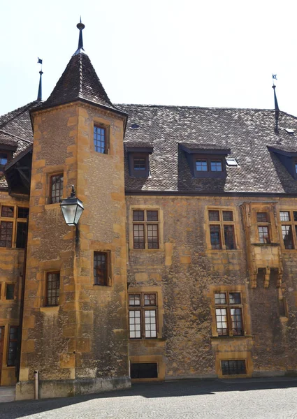 Neuchatel Castle Switzerland — Stock Photo, Image