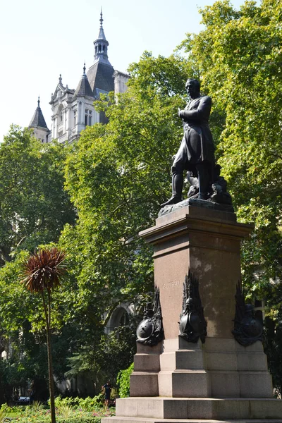 Londres Reino Unido Agosto 2019 Una Estatua Sir James Outram — Foto de Stock
