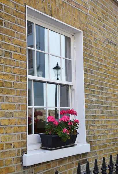 Old Window English House — Stock Photo, Image