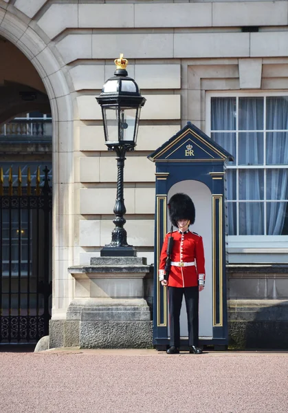 London August 2019 Royal Guard Buckingham Palace London — Stock Photo, Image