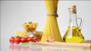 Farklı türde makarna.