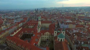 Çek Cumhuriyeti. Prag. 10.11.16. Charles Köprüsü ile görmek kuş bakışı