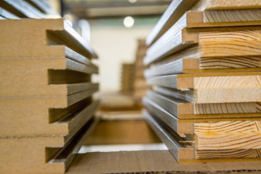 Arkaplan için ahşap kereste inşaat malzemesi