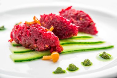 Pancar salatası, vejetaryen ve sağlıklı yemek