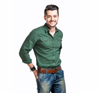 Stüdyodaki genç adam