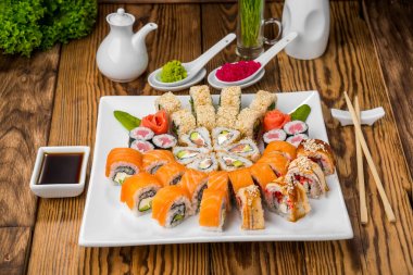 Taze deniz ürünleri ile Japon mutfağı