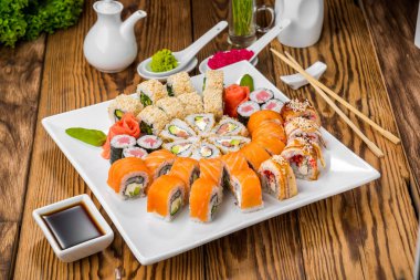 Taze deniz ürünleri ile Japon mutfağı