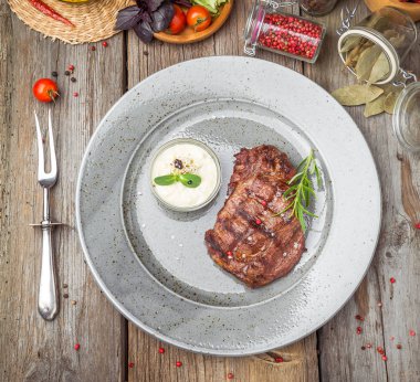 Plaka soslu bonfile biftek