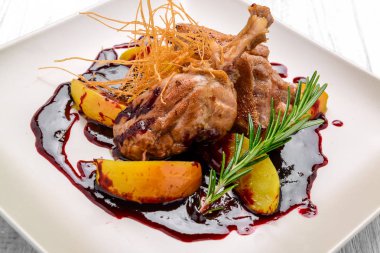 ile sebze kızarmış tavuk göğsü