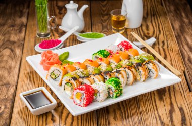 Taze deniz ürünleri ile Japon mutfağı