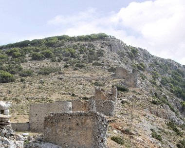 15. yüzyılda, inşa Lassithi Yaylası, Girit, Yunanistan eski Venedik yel değirmenleri mahveder. Platonun en tipik özelliği. Geçmişte, onlar kadar muhteşem bir manzara yapma binlerce sayılı