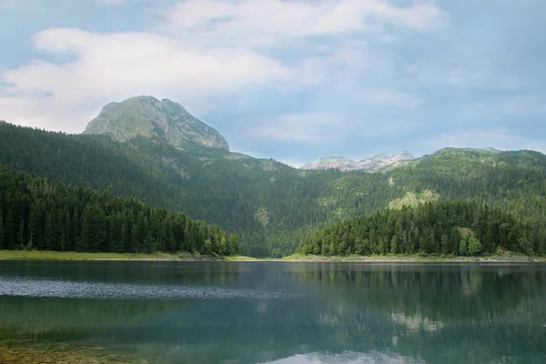 Kara Göl Zablijak Karadağ Karadağ Durmitor Ulusal Parkı Ndaki Durmitor — Stok fotoğraf