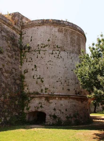 Bastion Mur Forteresse Près Porte Amboise Fortifications Rhodes Forteresse Rhodes — Photo