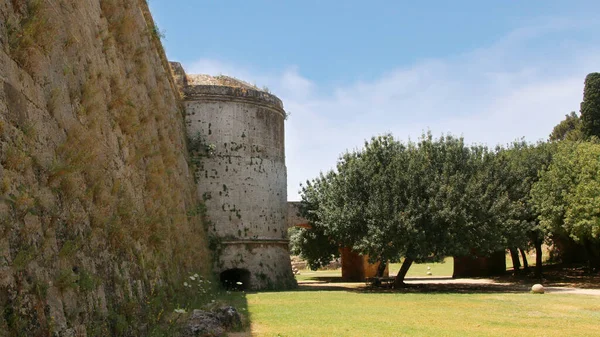 Προμαχώνας Και Τείχος Κοντά Στην Πύλη Της Αμπουάζ Οχυρώσεις Της — Φωτογραφία Αρχείου