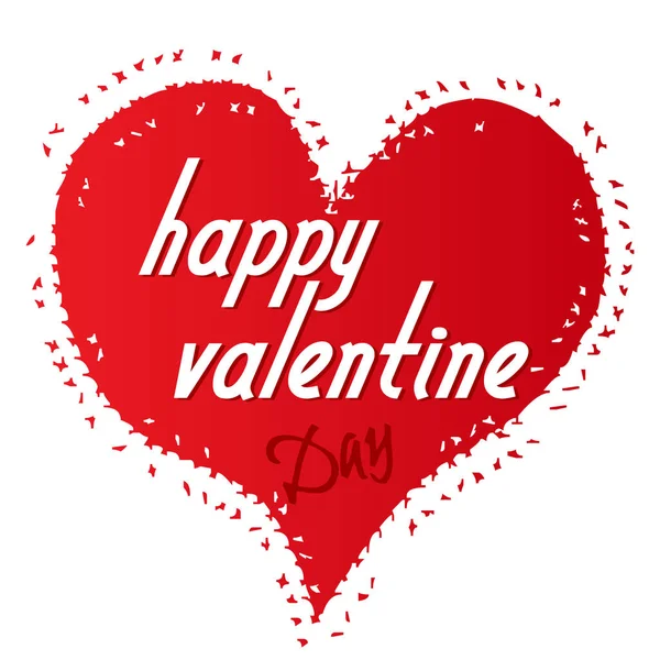 Dag van de gelukkige Valentijnskaart — Stockvector