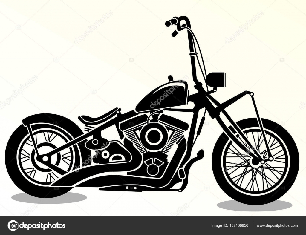 Download Vector motorcycle silhouette — Stock Vector © SUHENDRA79 #132108956
