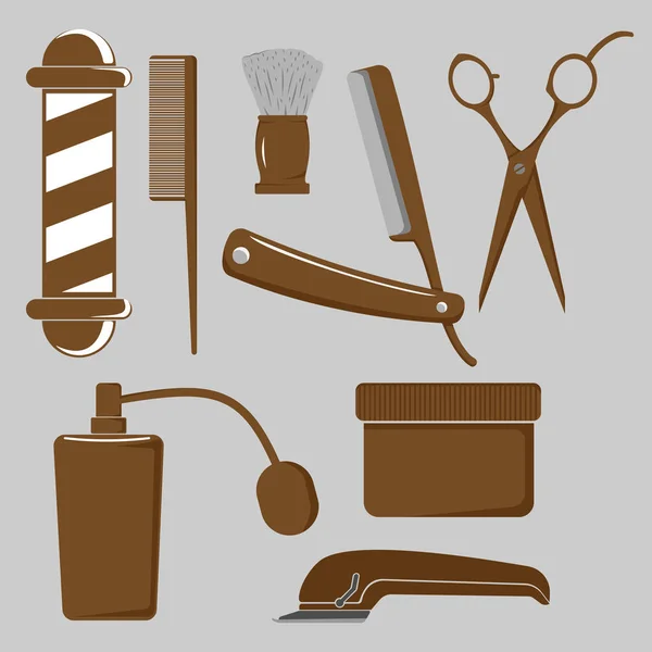 Икона векторной парикмахерской — стоковый вектор