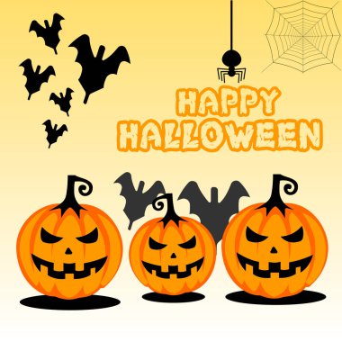 Cadılar Bayramın kutlu olsun vektör