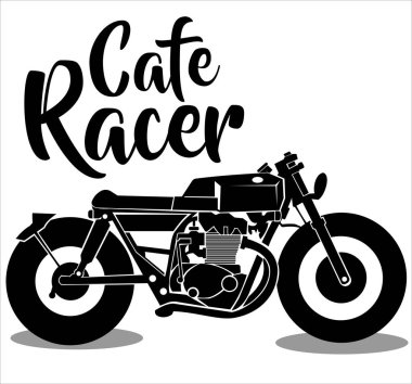 vektör eski motosiklet