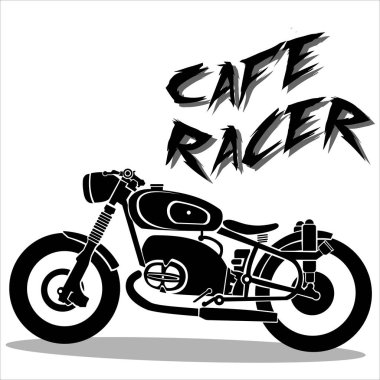 vektör eski motosiklet