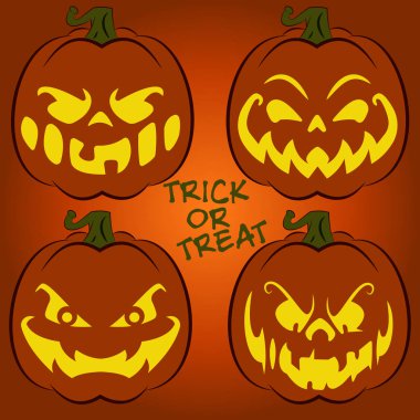 Cadılar Bayramın kutlu olsun vektör