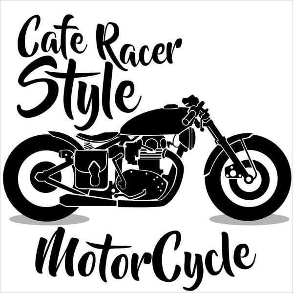 Vector motocicleta vieja — Vector de stock