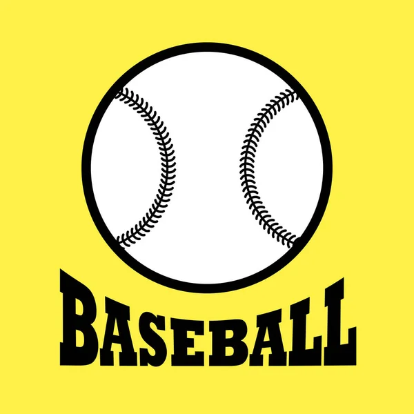 Imagem vetorial beisebol — Vetor de Stock