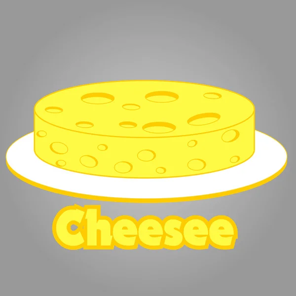 ベクトル画像 cheesee — ストックベクタ