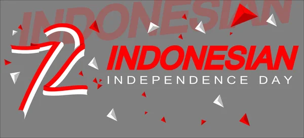 Día de la Independencia de Indonesia — Vector de stock