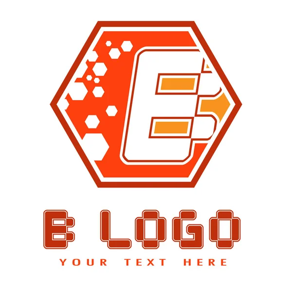B のロゴのテンプレート — ストックベクタ