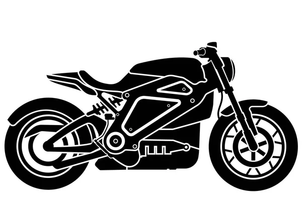 Ancienne moto vintage — Image vectorielle