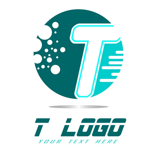 T logo sjabloon. vector illustratie EPS-10 — Stockvector
