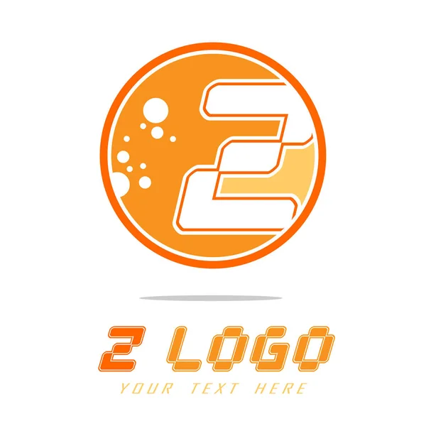 Z modelo de logotipo — Vetor de Stock